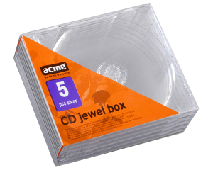 CD kaste, 1CD, caurspdga, 5mm, JEWEL